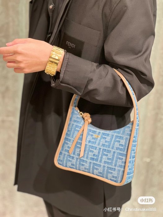 Fendi Tote style 36 Blue 01A