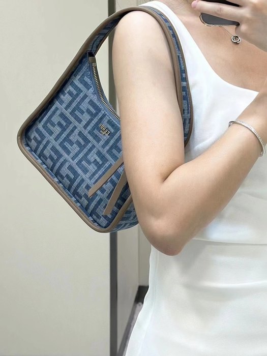 Fendi Tote style 36 Blue 01A