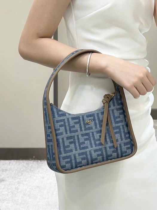Fendi Tote style 36 Blue 01A
