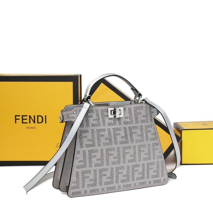 Fendi Tote style 38 Grey 01A