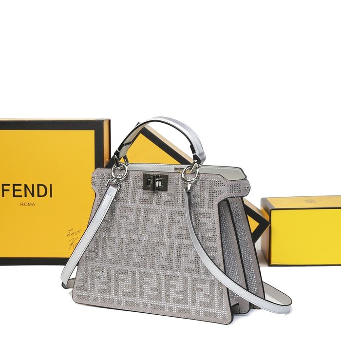 Fendi Tote style 38 Grey 01A