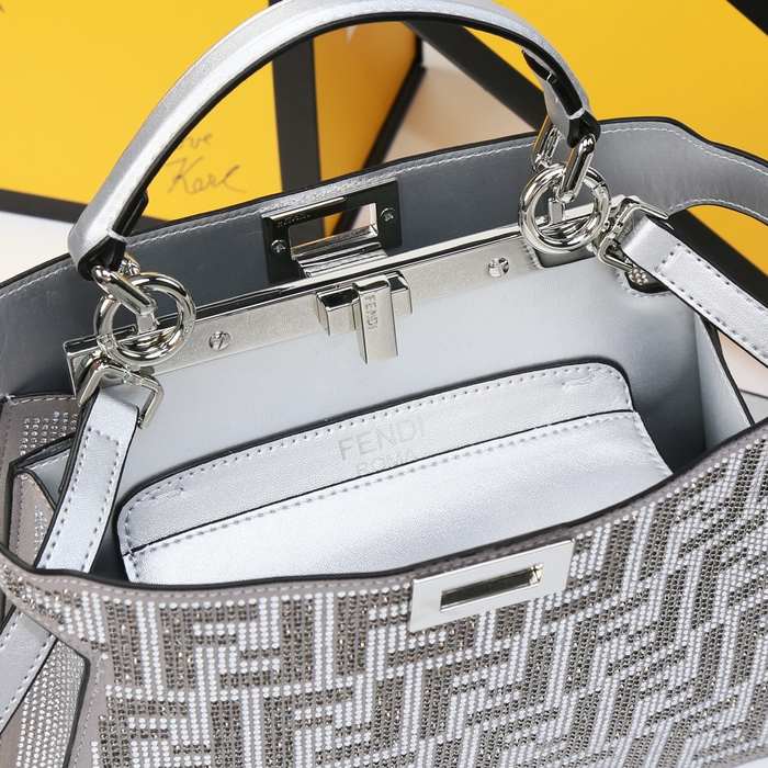 Fendi Tote style 38 Grey 01A