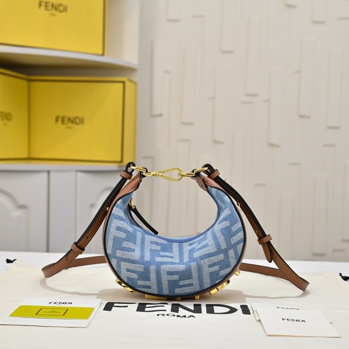 Fendi Tote style 42 Blue 01A