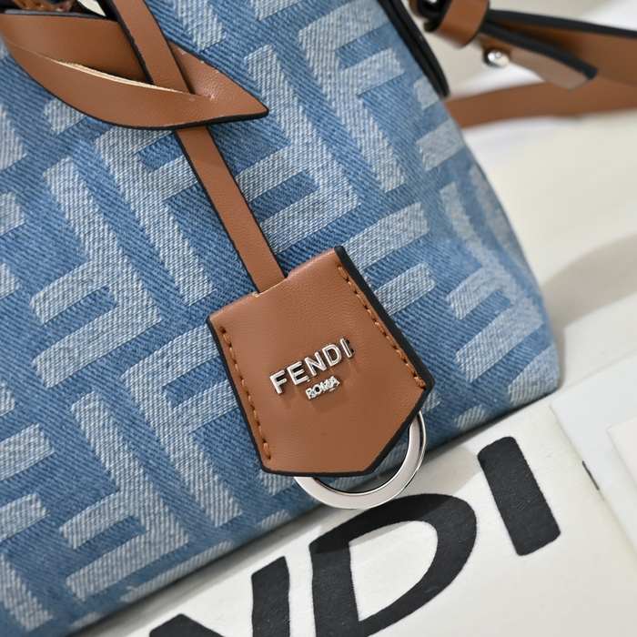 Fendi Tote style 45 Blue 01A