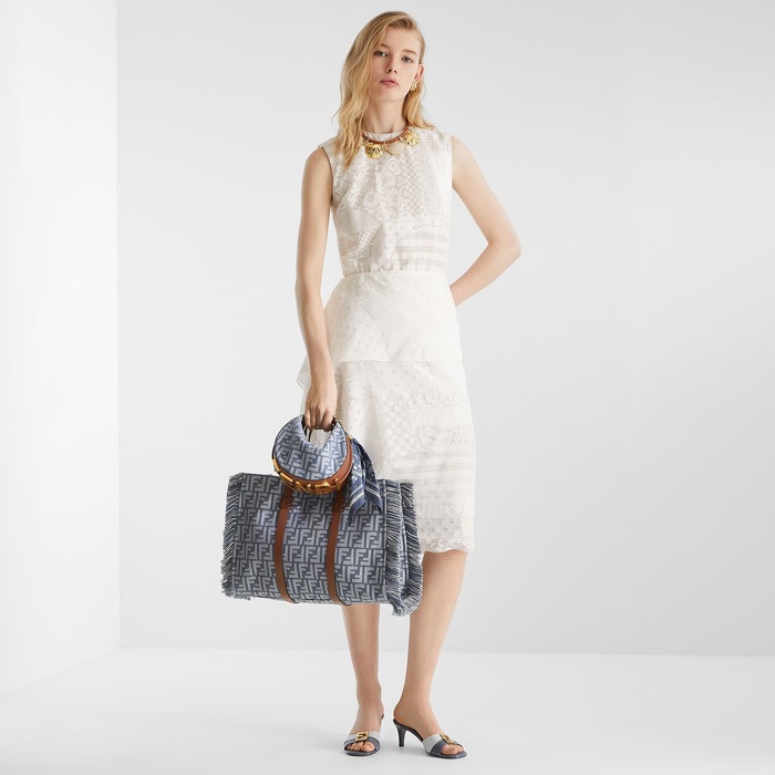 Fendi Tote style 46 Grey 01A