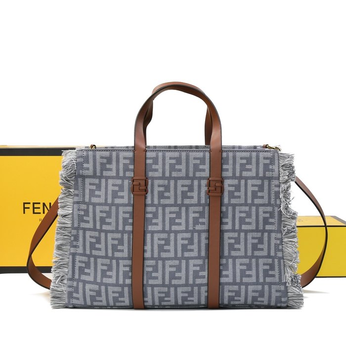 Fendi Tote style 46 Grey 01A