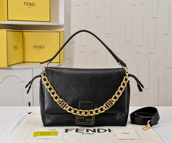 Fendi Tote style 47 Black 01A