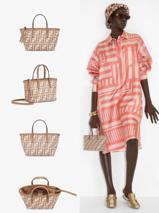 Fendi Tote style 57 Beige 01A