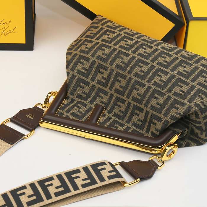 Fendi Tote style 61 Brown 01A