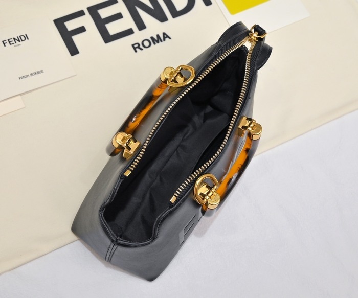 Fendi Tote with leather surface Brown 01A