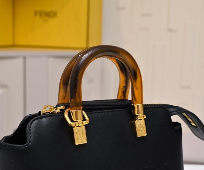 Fendi Tote with leather surface Brown 01A