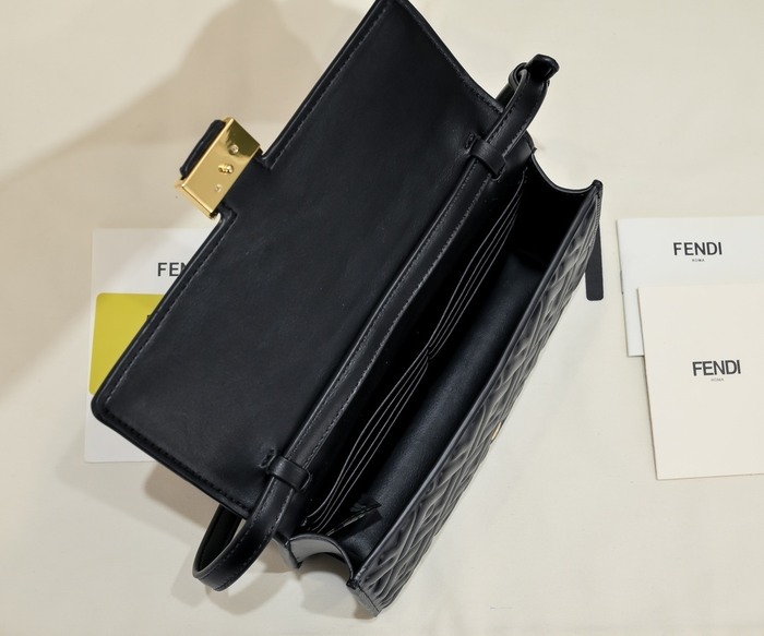 Fendi Tote with modern design traits Brown 01A