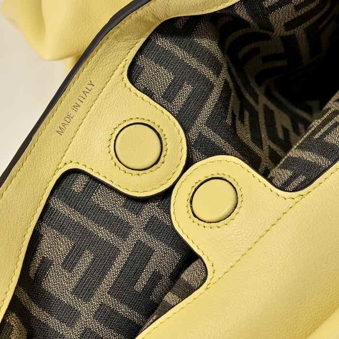 Fendi Tote with soft pleats Black 01A