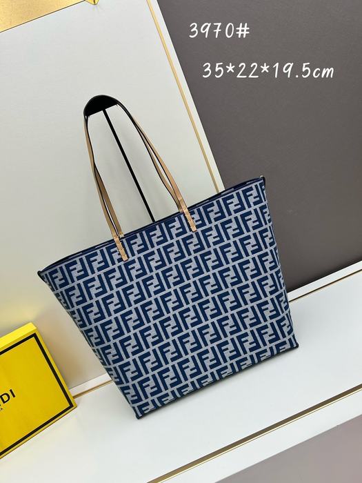 Fendi Tote with spacious design Blue 01A