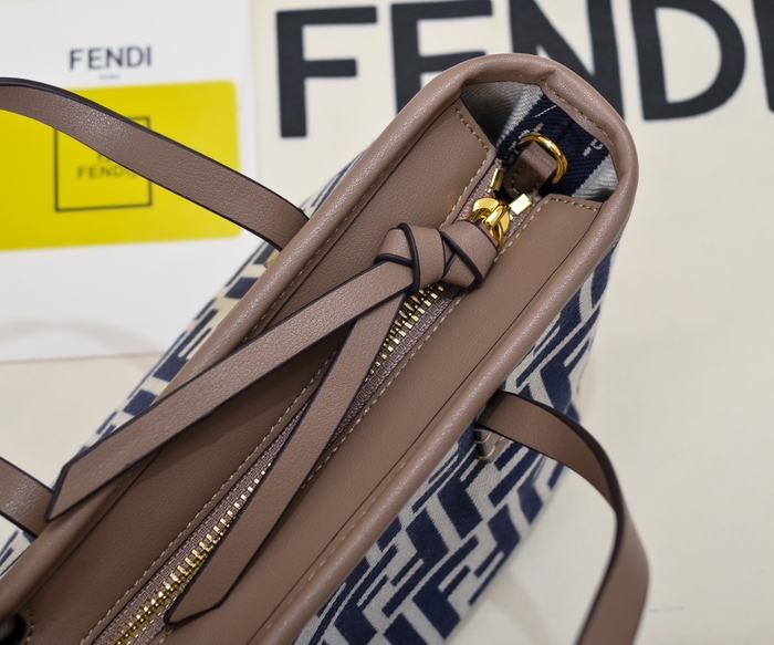 Fendi Tote with stylish design traits Blue 01A 2