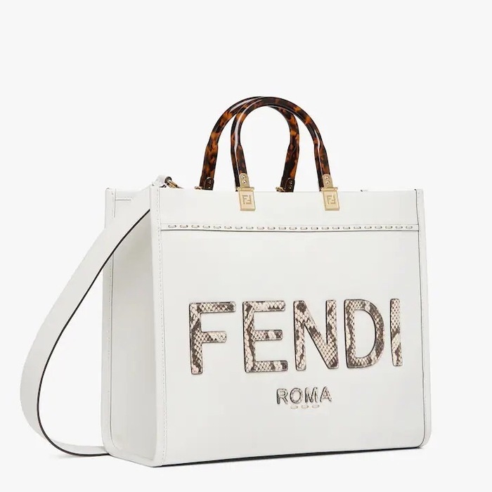Fendi Tote with stylish features Beige 01A 2