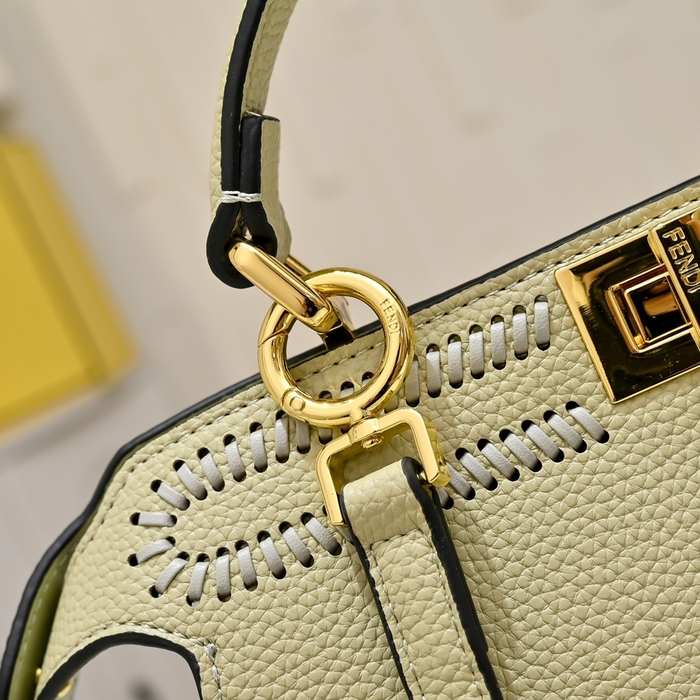 Fendi Tote with stylish features Beige 01A