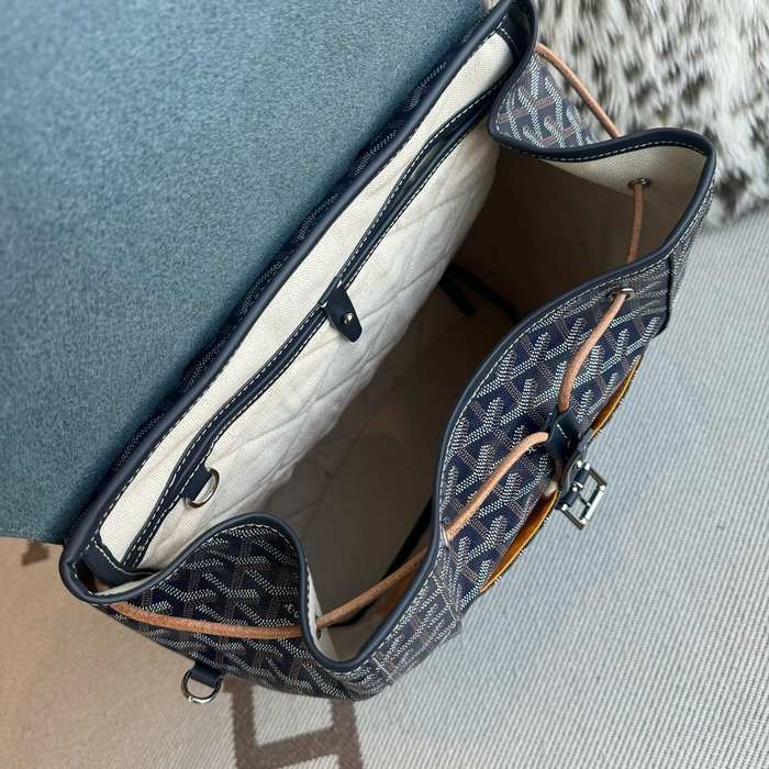 Yupoo Backpack BagTypeTote with top flap and carrying handles Navy 01A