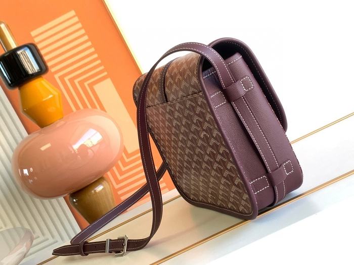 Yupoo BagTypeCrossbody Bag with flap Burgundy 01A