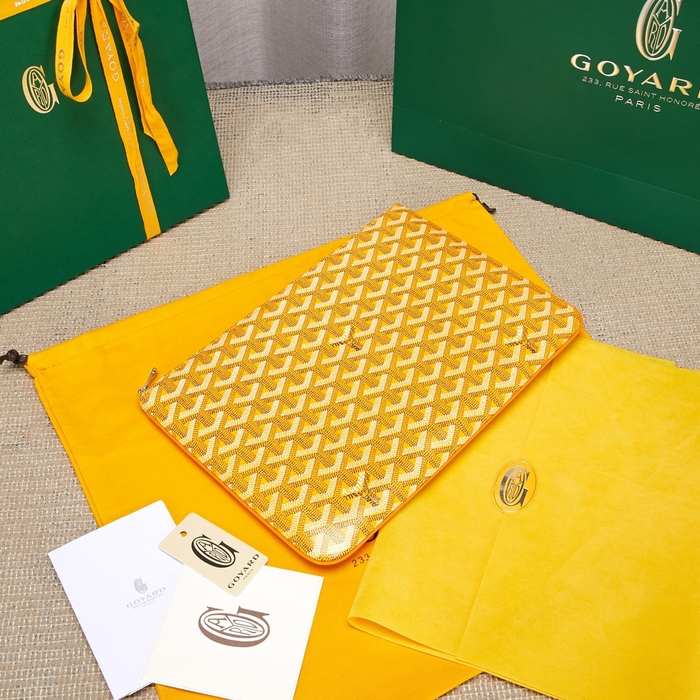 Yupoo BagTypeTote Canvas Bag with Signature Pattern Yellow 01A