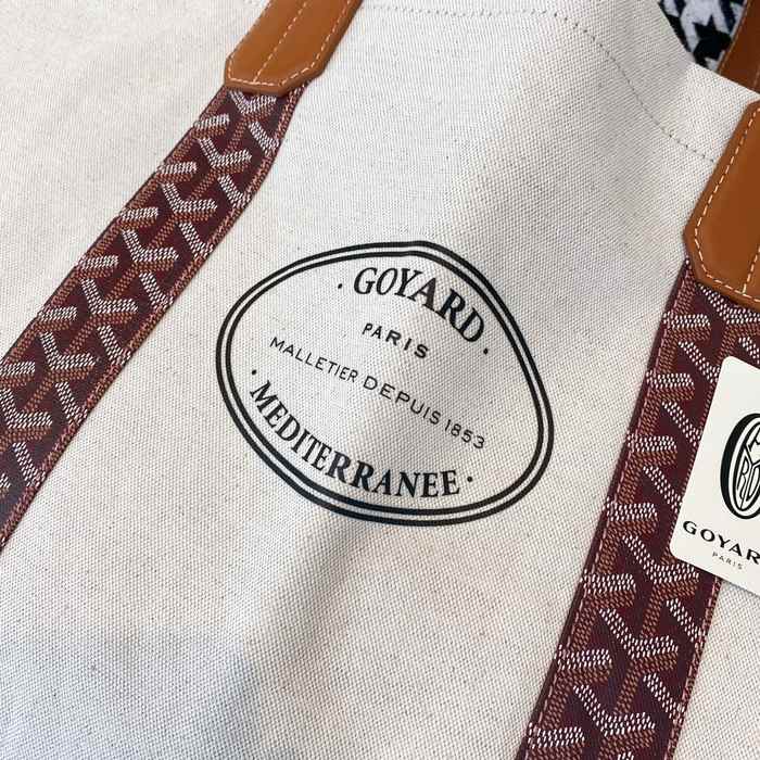 Yupoo BagTypeTote Canvas Tote with Leather Straps Beige 01A