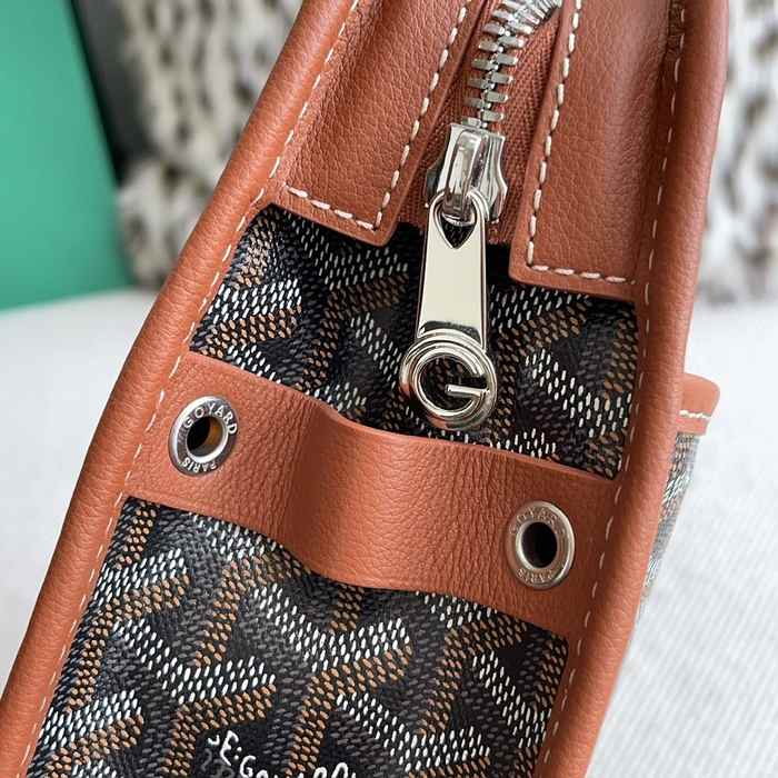 Yupoo BagTypeTote Canvas Tote with geometric pattern Brown 01A