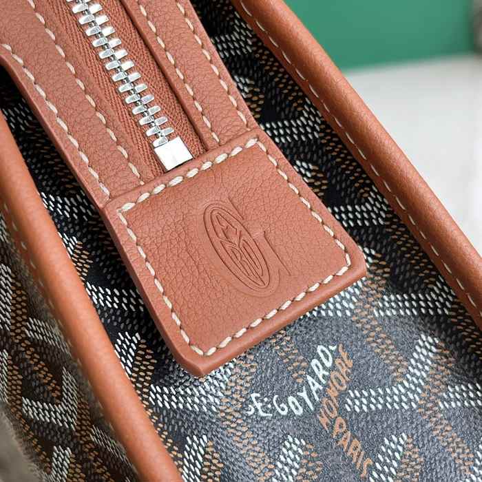 Yupoo BagTypeTote Canvas Tote with geometric pattern Brown 01A