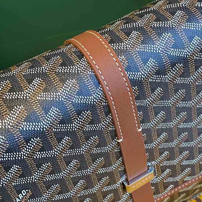 Yupoo BagTypeTote Canvas Tote with signature pattern features Brown 01A