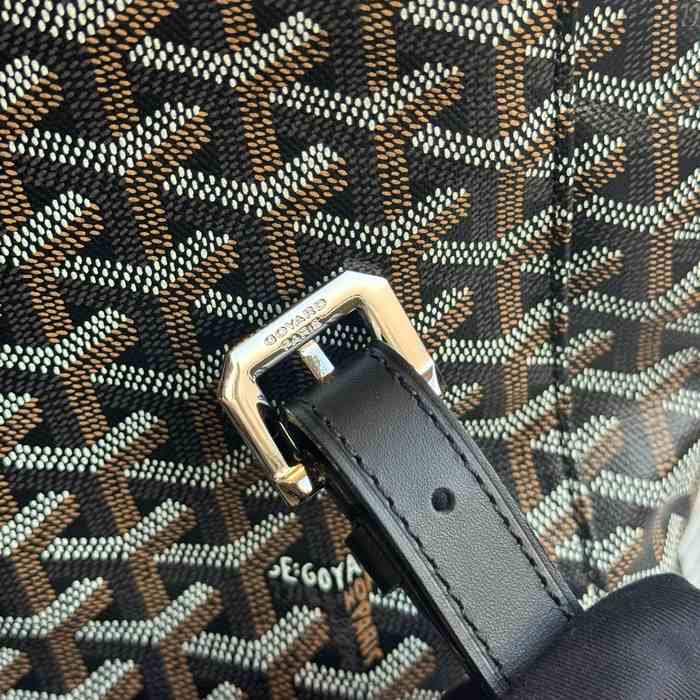 Yupoo BagTypeTote Canvas Tote with structured flap and dual carry options Black 01A