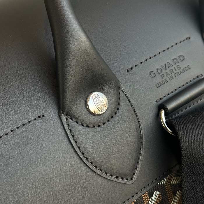 Yupoo BagTypeTote Canvas Tote with structured flap and dual carry options Black 01A