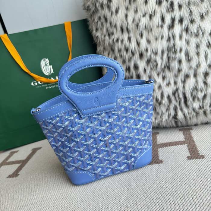Yupoo BagTypeTote Compact Tote with decorative surface Blue 01A