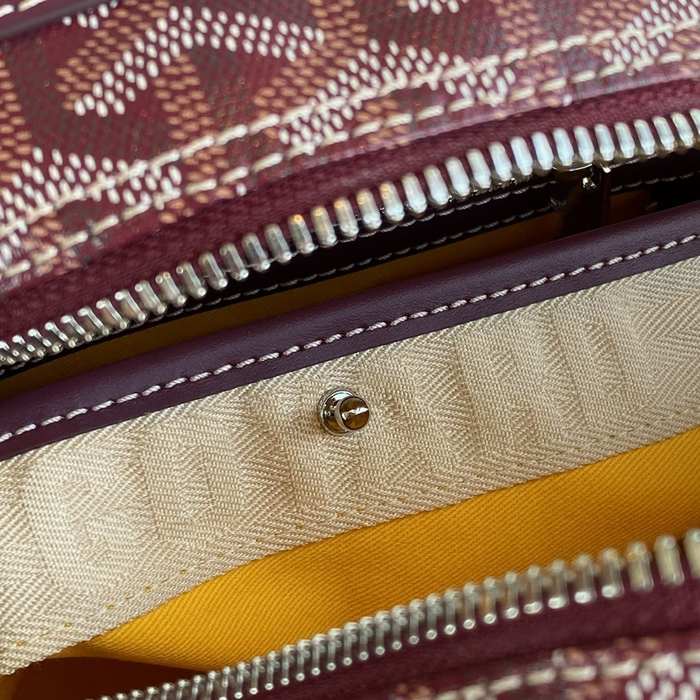 Yupoo BagTypeTote Elegant Curved Design Burgundy 01A