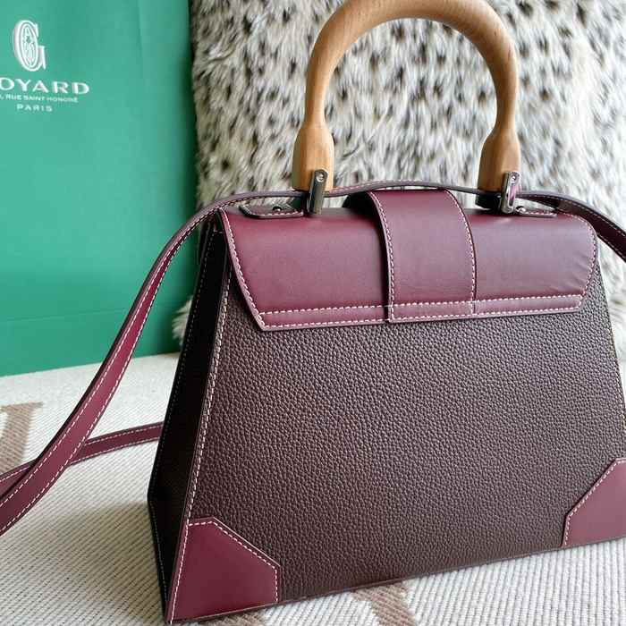 Yupoo BagTypeTote Elegant Structured Tote Burgundy 01A