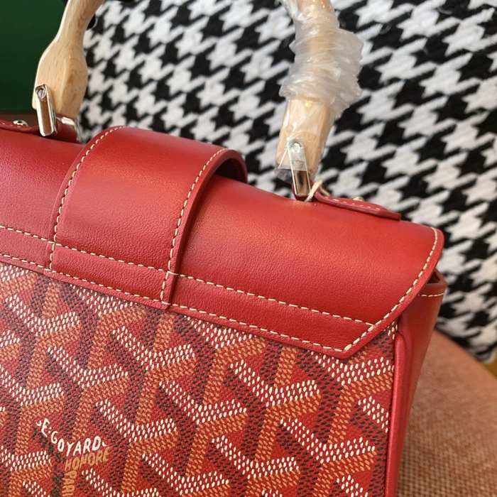 Yupoo BagTypeTote Elegant red leather tote with a structured design Red 01A