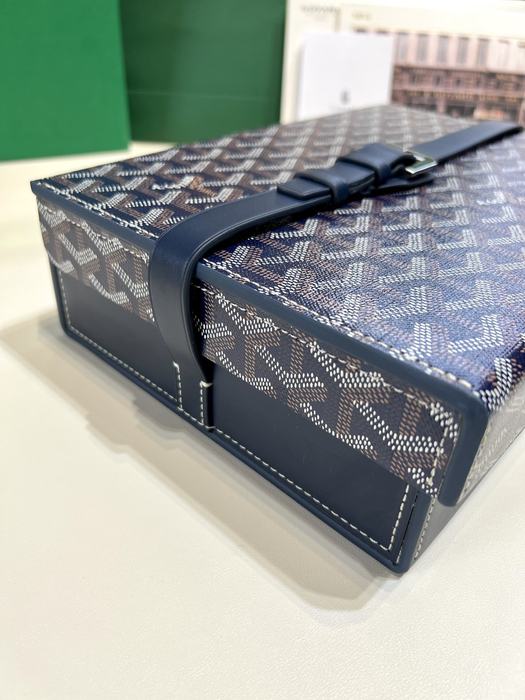 Yupoo BagTypeTote Goyard tote with signature pattern Navy 01A