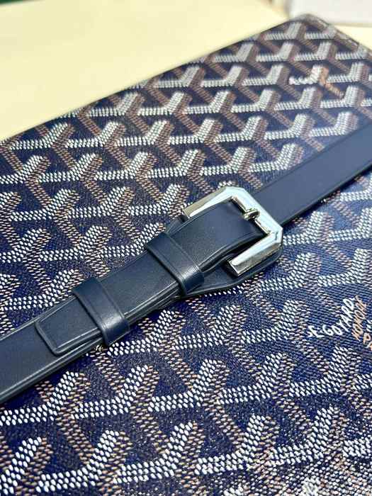 Yupoo BagTypeTote Goyard tote with signature pattern Navy 01A