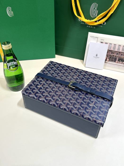 Yupoo BagTypeTote Goyard tote with signature pattern Navy 01A