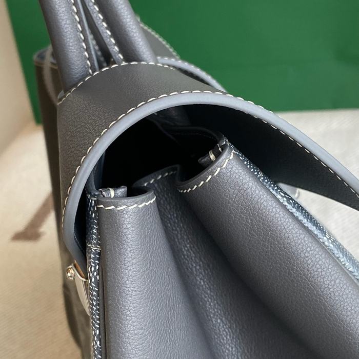 Yupoo BagTypeTote Grey Fabric Tote with Top Handle Grey 01A