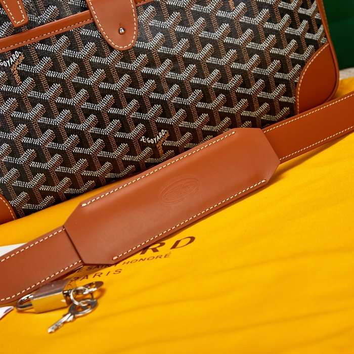 Yupoo BagTypeTote Leather Tote Bag with Structured Design Brown 01A 2