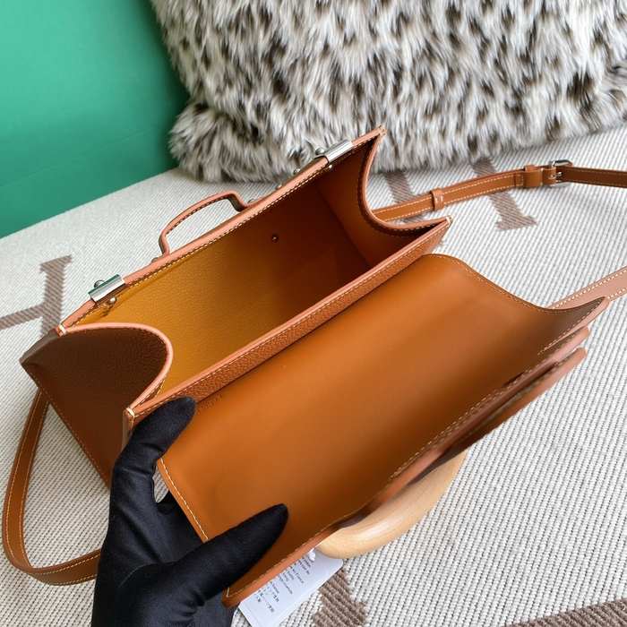 Yupoo BagTypeTote Leather Tote with Structured Design Tan 01A