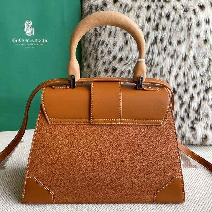 Yupoo BagTypeTote Leather Tote with Structured Design Tan 01A