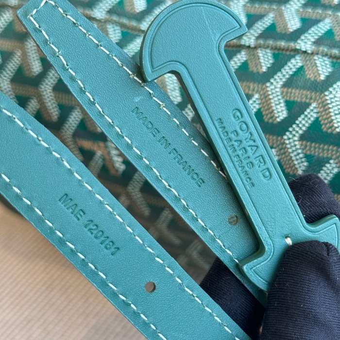 Yupoo BagTypeTote Leather bag with woven design Green 01A