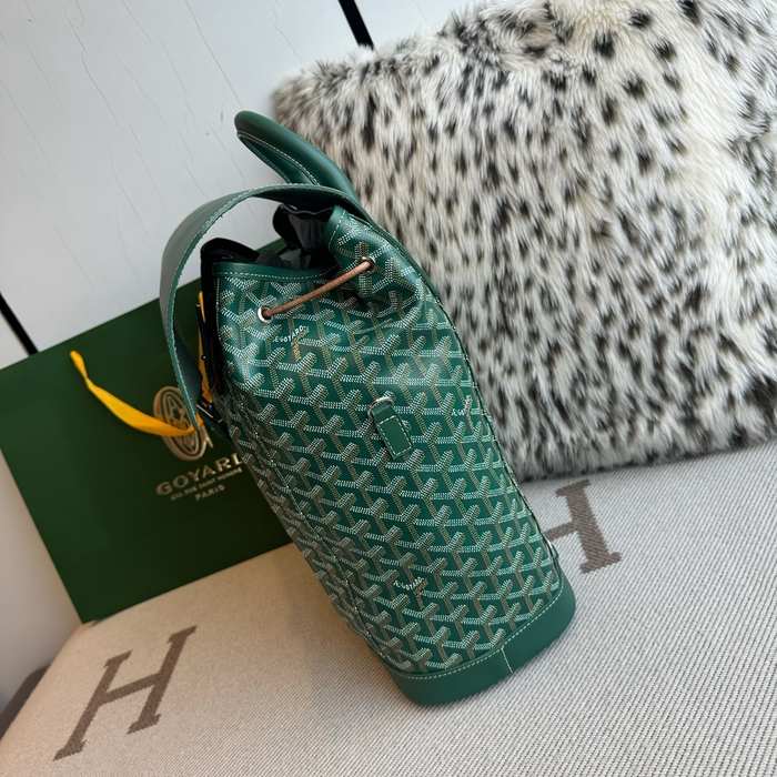 Yupoo BagTypeTote Leather bag with woven design Green 01A