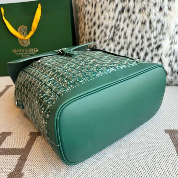 Yupoo BagTypeTote Leather bag with woven design Green 01A