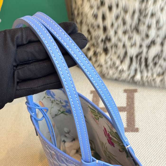 Yupoo BagTypeTote Small Tote with woven texture Blue 01A