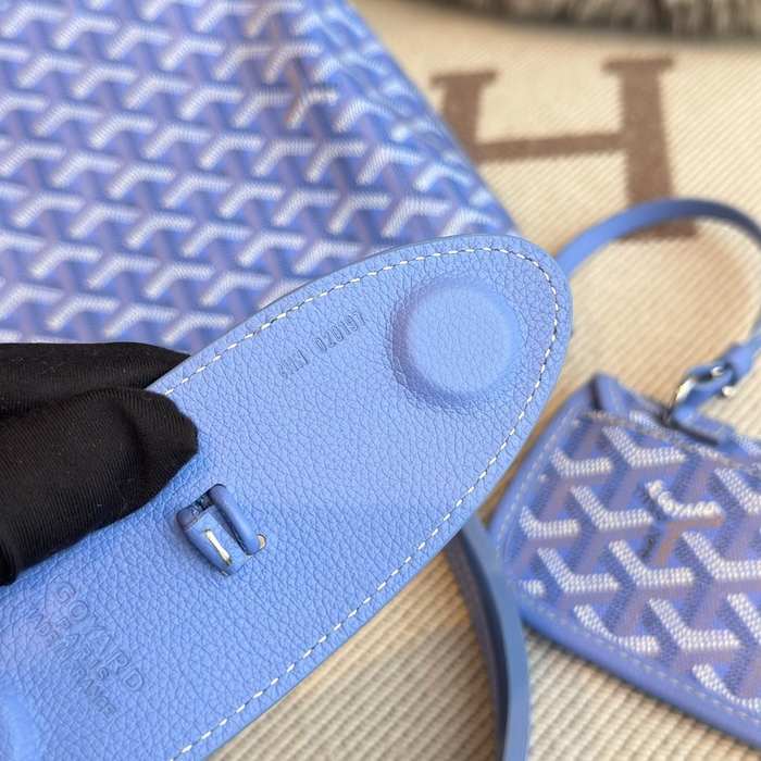 Yupoo BagTypeTote Small Tote with woven texture Blue 01A