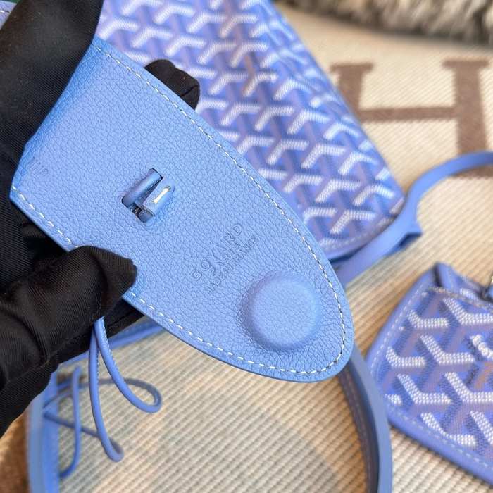 Yupoo BagTypeTote Small Tote with woven texture Blue 01A