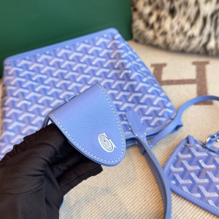 Yupoo BagTypeTote Small Tote with woven texture Blue 01A