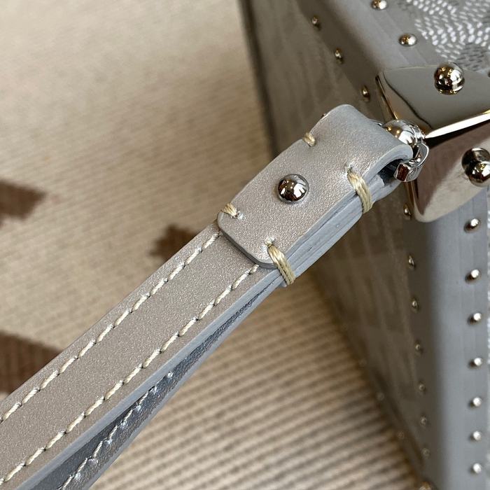 Yupoo BagTypeTote Square Shape Tote with Signature Patterns Grey 01A