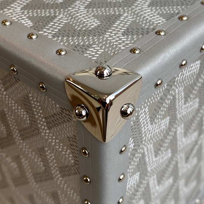 Yupoo BagTypeTote Square Shape Tote with Signature Patterns Grey 01A